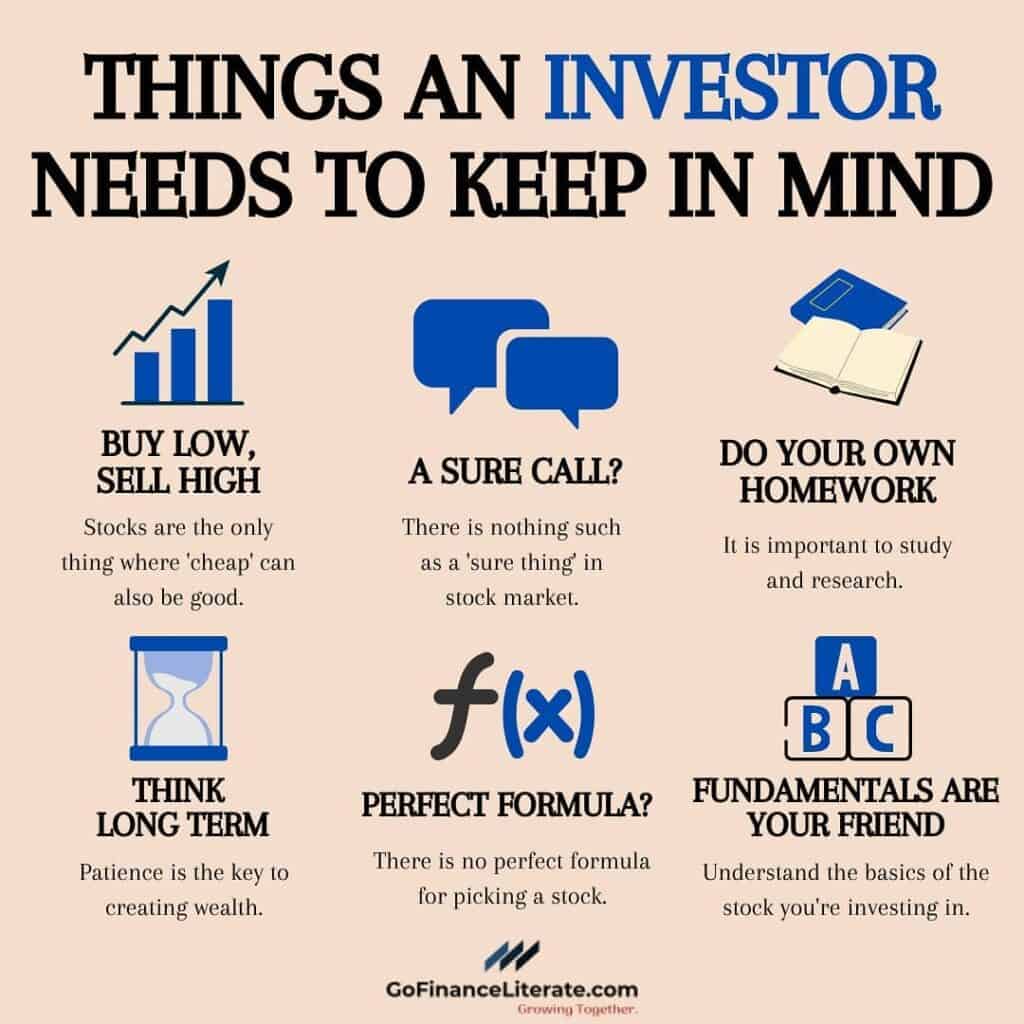 Things an Investor needs to Keep in Mind